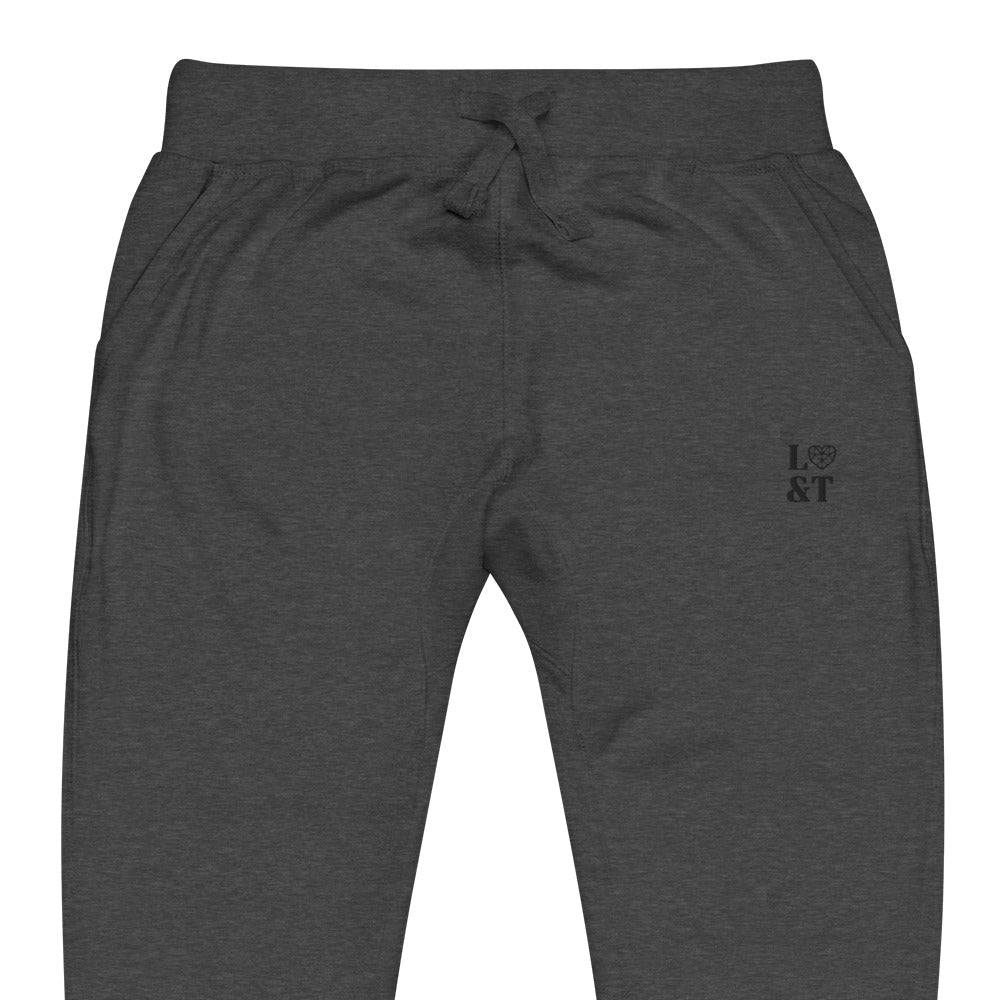 L&T Embroidered Unisex Fleece Jogger