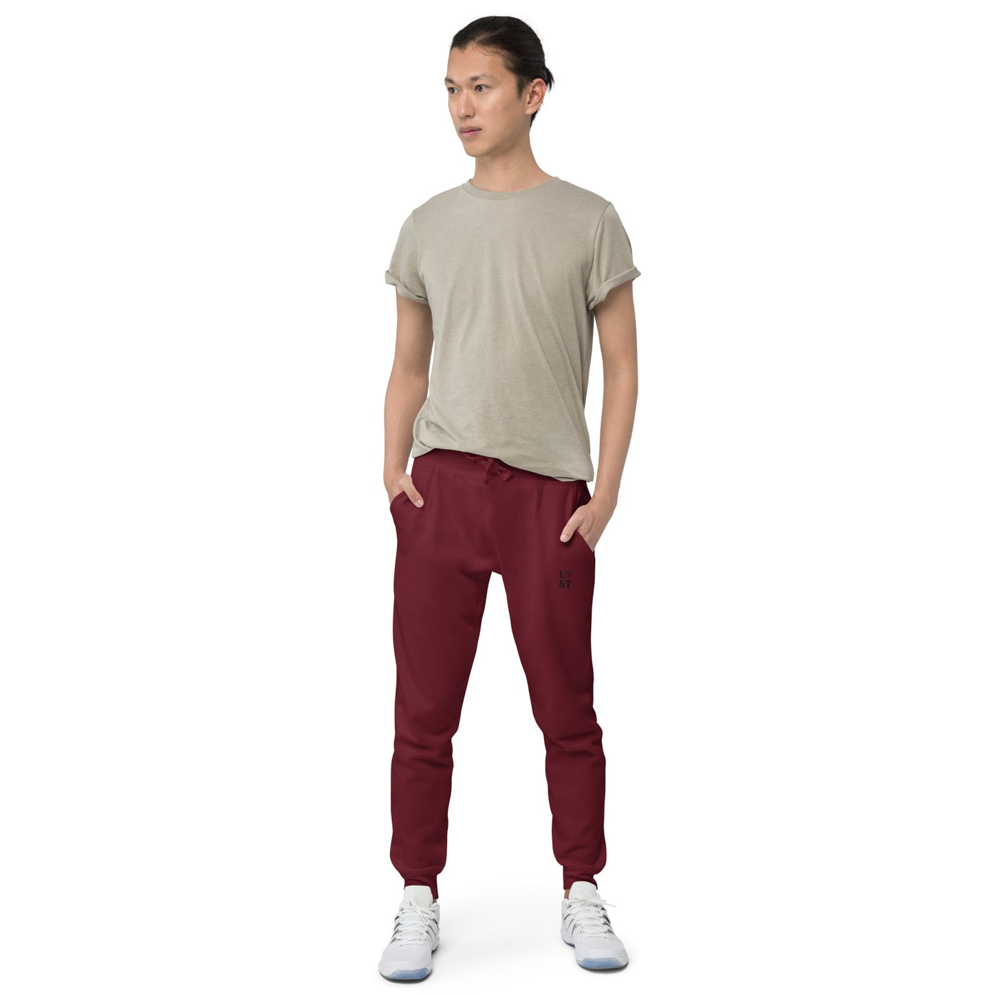 L&T Embroidered Unisex Fleece Jogger