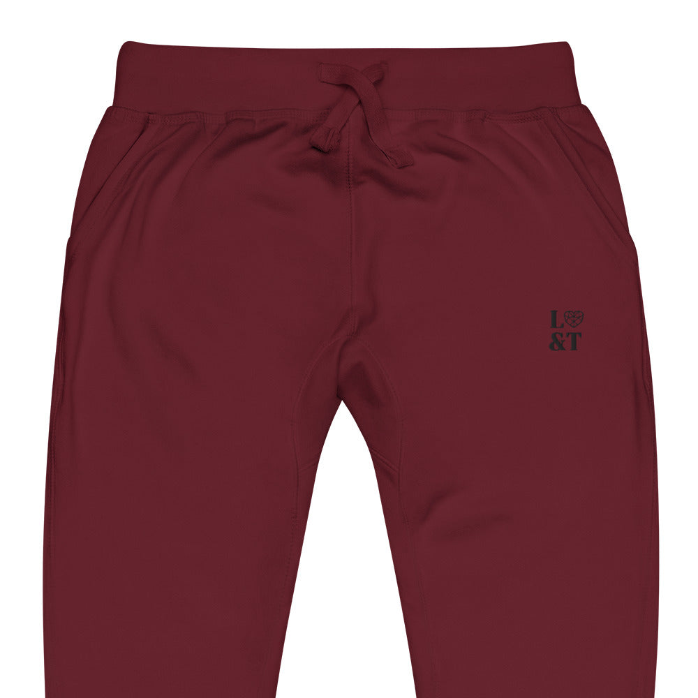 L&T Embroidered Unisex Fleece Jogger