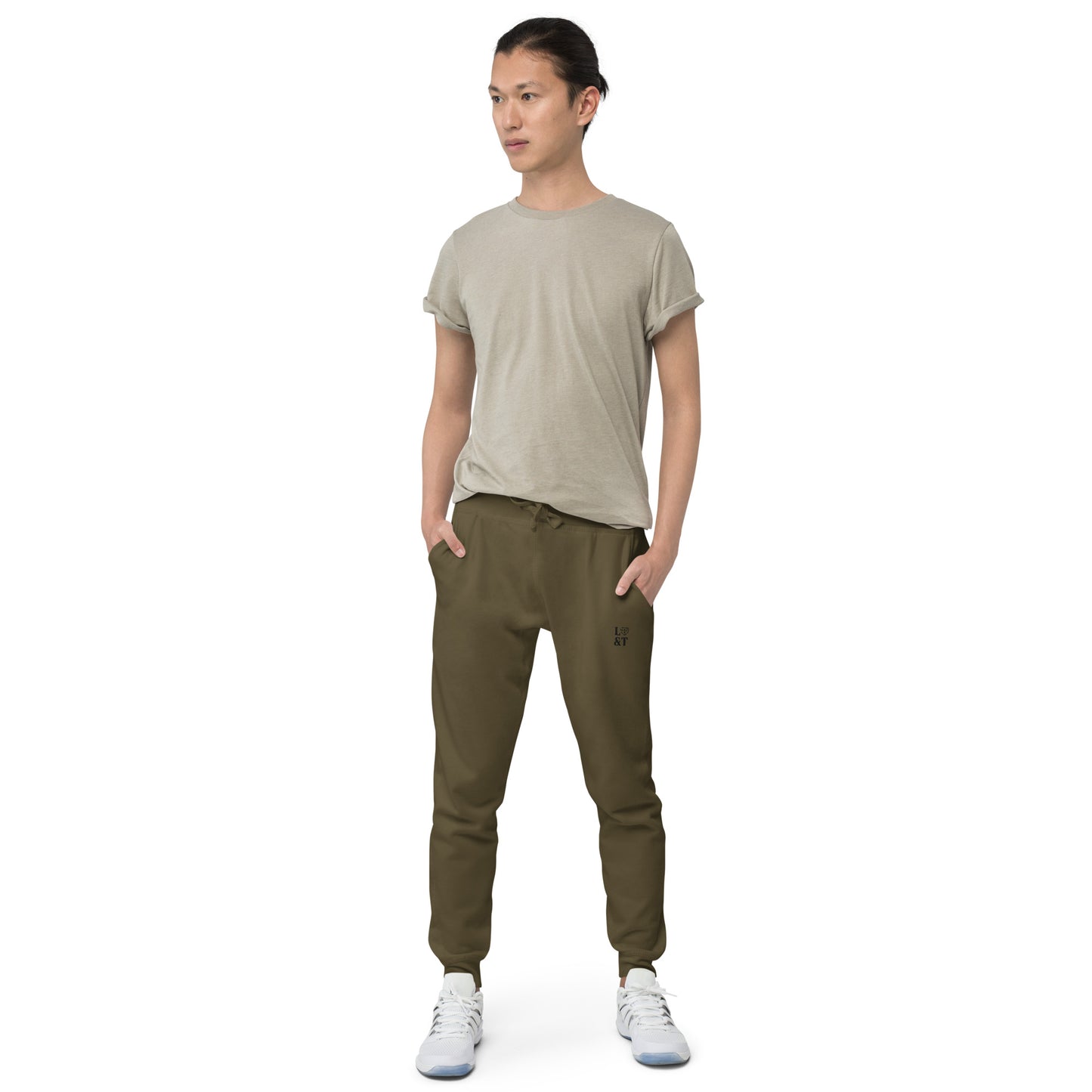 L&T Embroidered Unisex Fleece Jogger