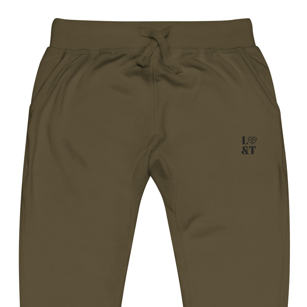 L&T Embroidered Unisex Fleece Jogger