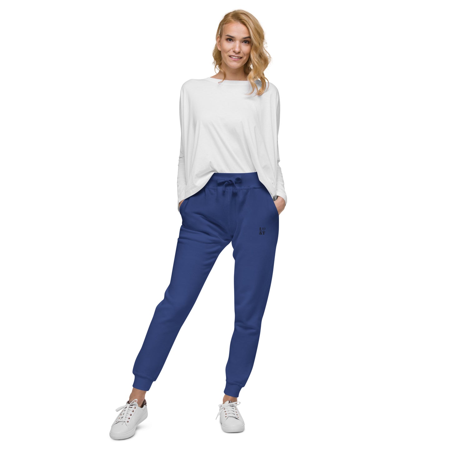 L&T Embroidered Unisex Fleece Jogger