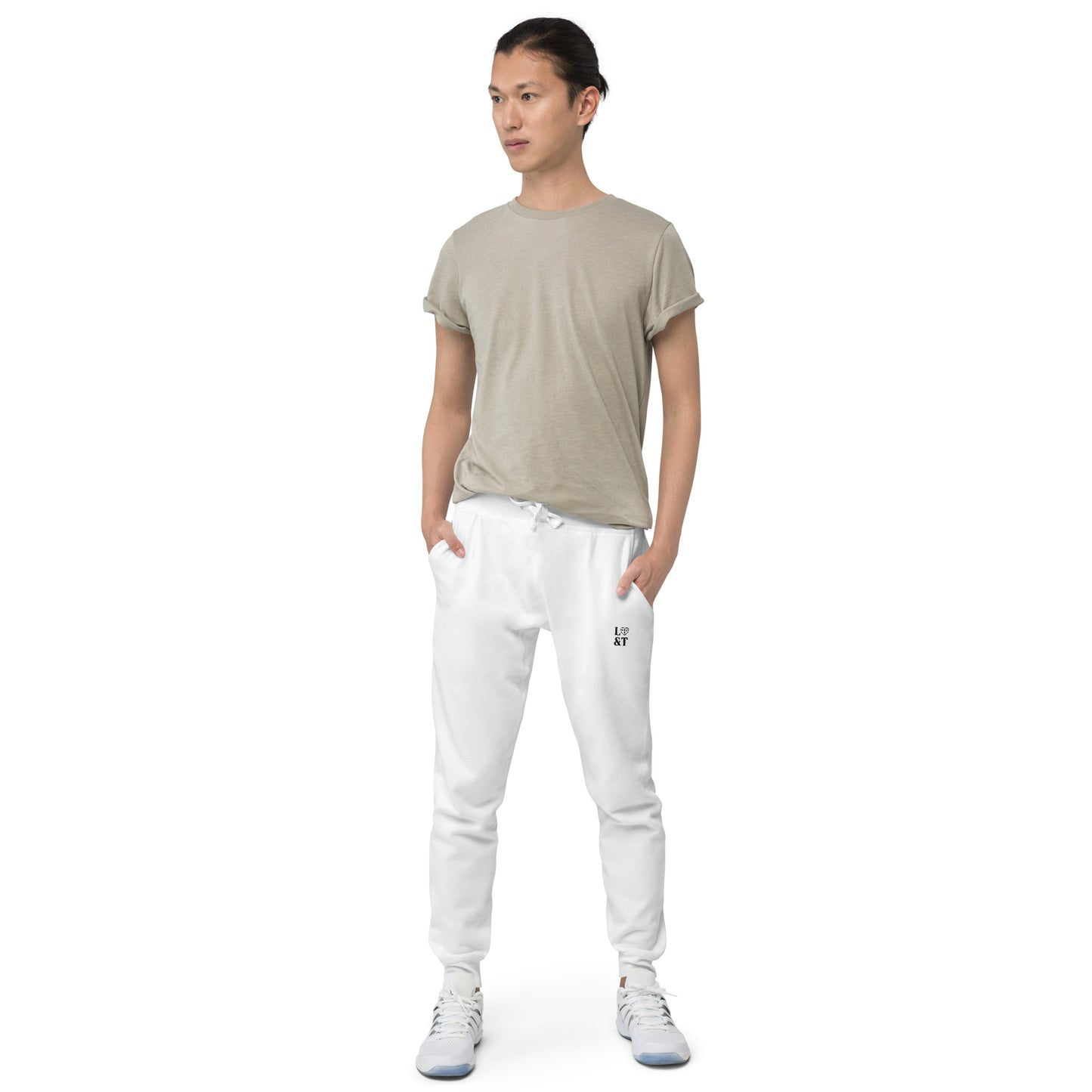 L&T Embroidered Unisex Fleece Jogger
