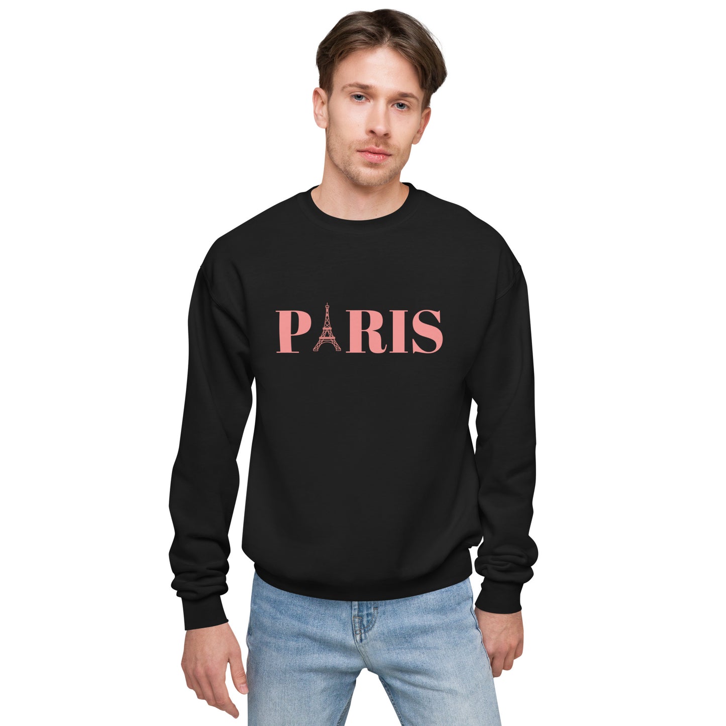 Paris Unisex Fleece Sweatshirt