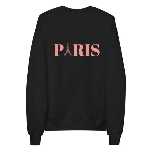 Paris Unisex Fleece Sweatshirt