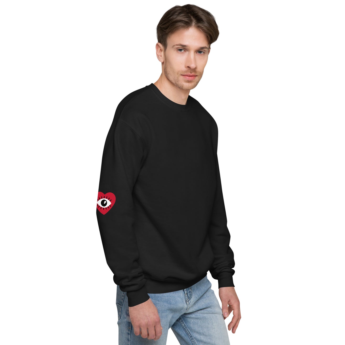 L&T Hearts Unisex Fleece Sweatshirt