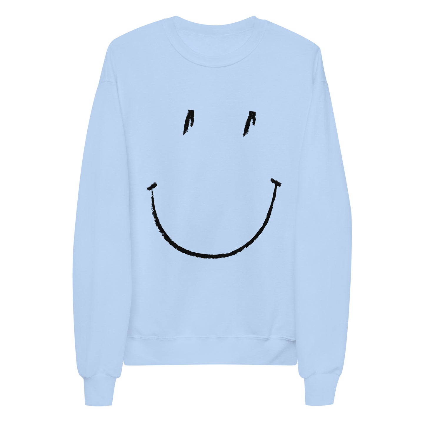 Smiley Face Unisex Fleece Sweatshirt