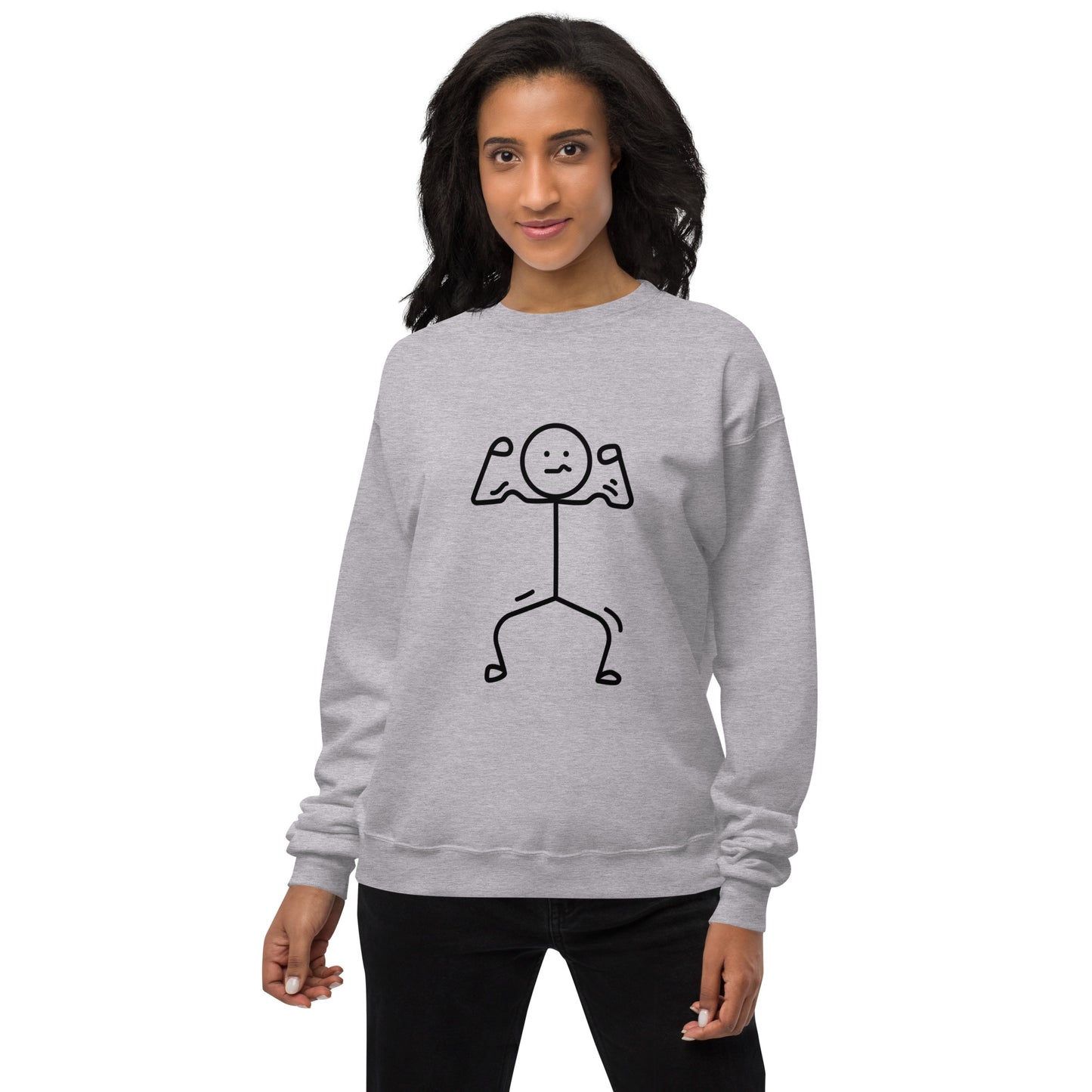 I Work Out Unisex Fleece Sweatshirt