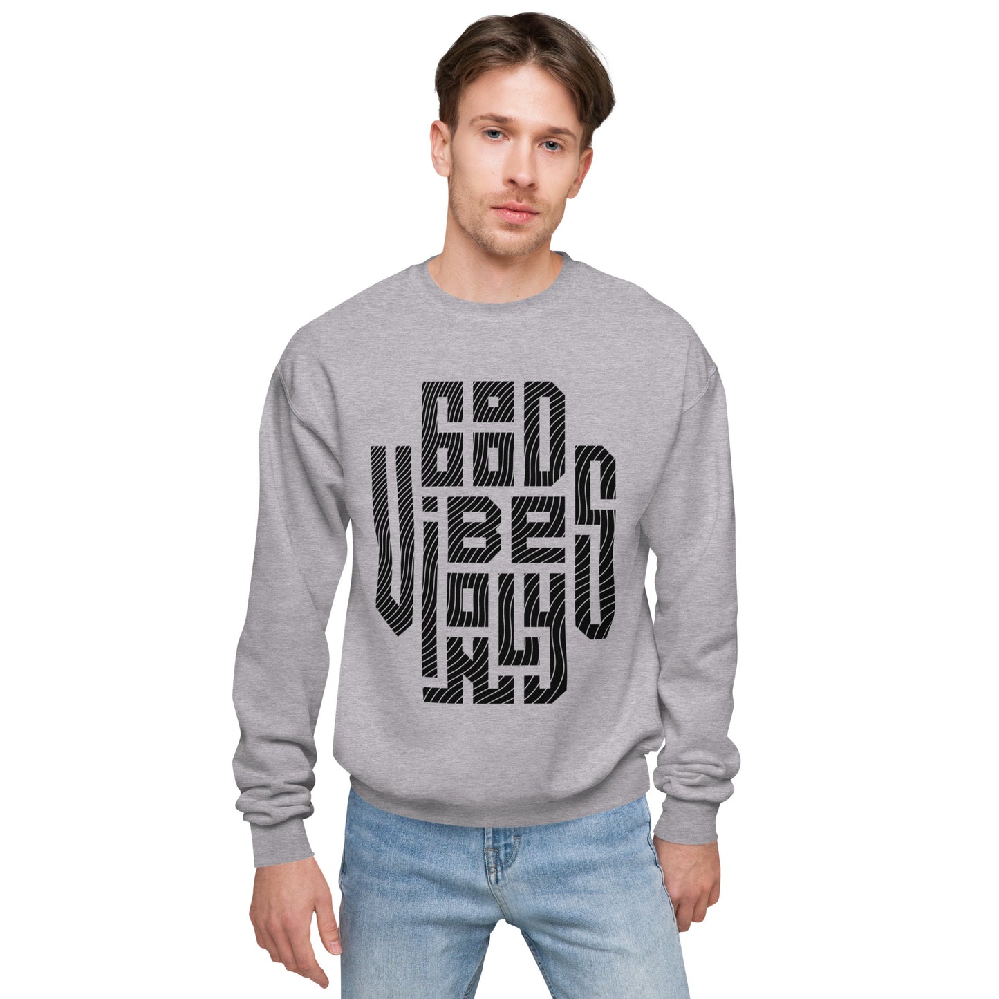 Good Vibes Only Unisex Fleece Sweatshirt