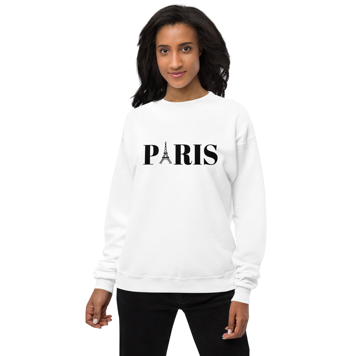 Paris Unisex Fleece Sweatshirt