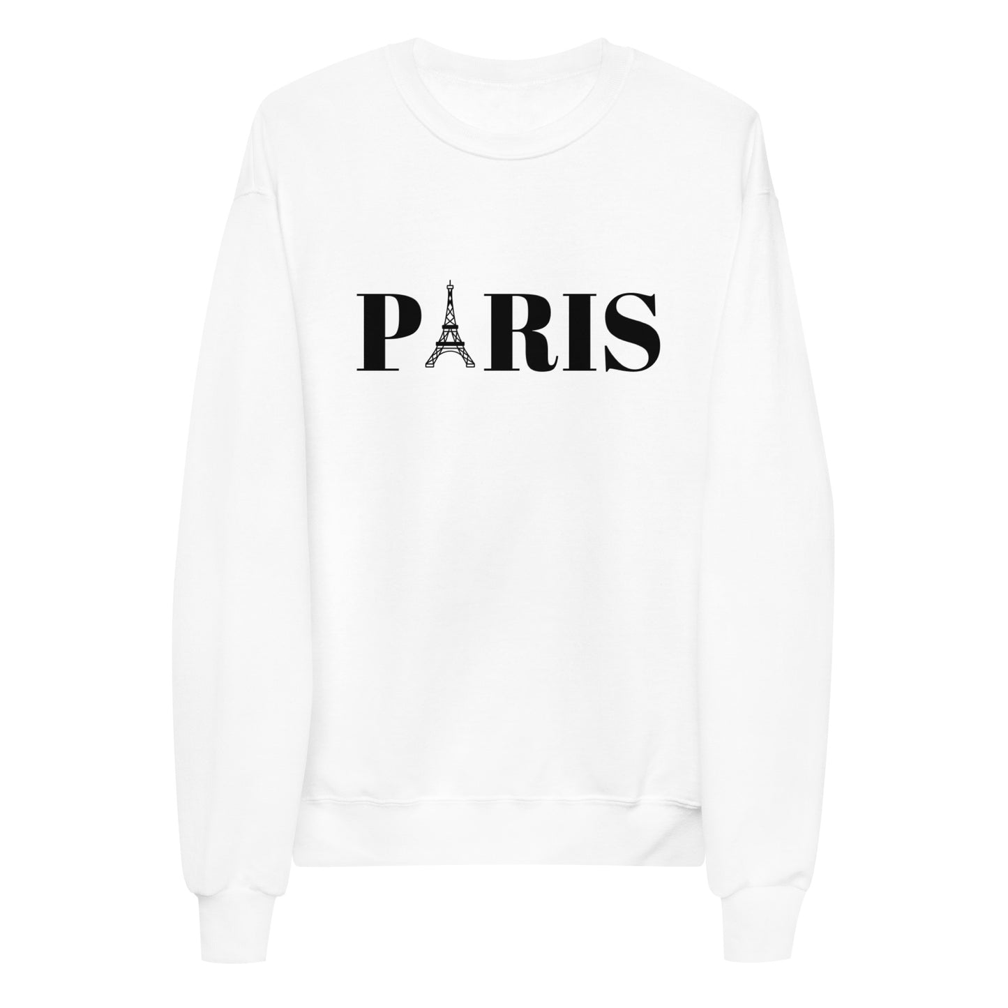 Paris Unisex Fleece Sweatshirt