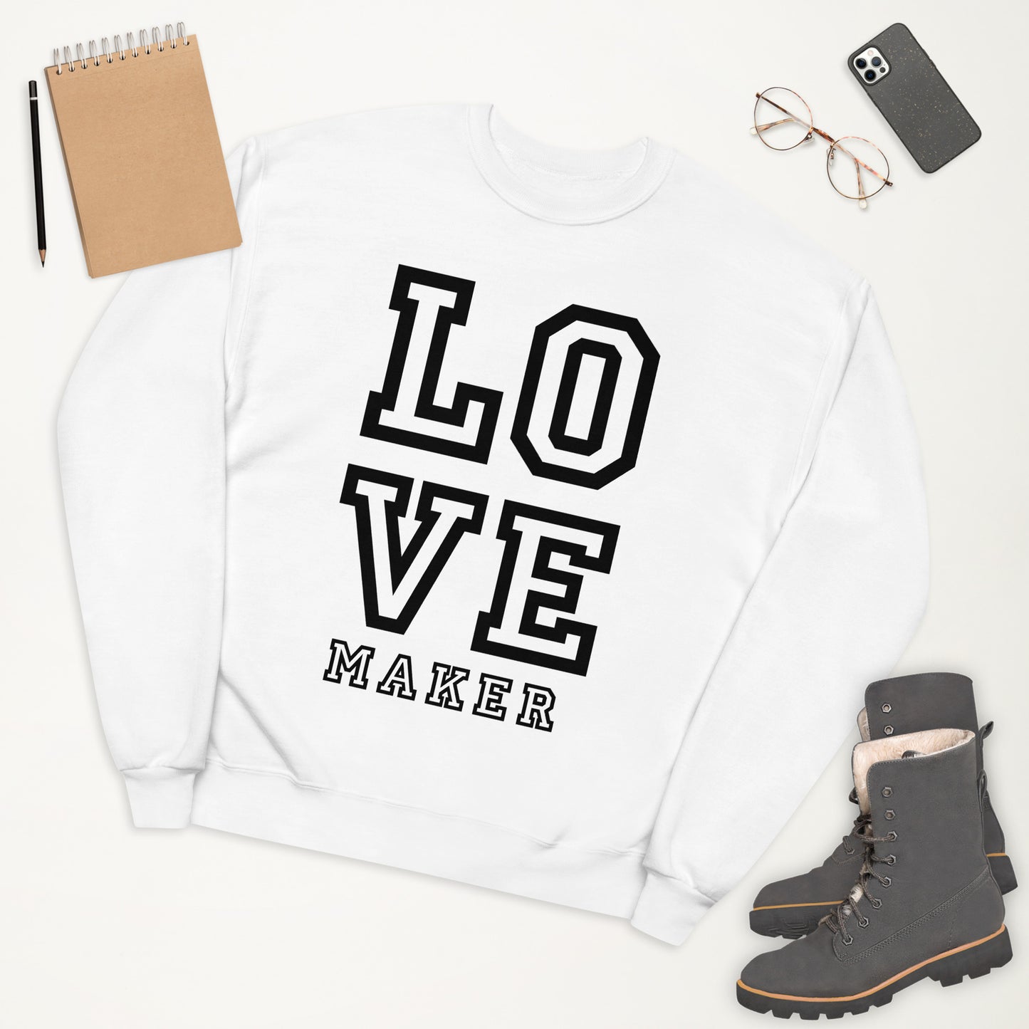 Lover Maker Unisex Fleece Sweatshirt