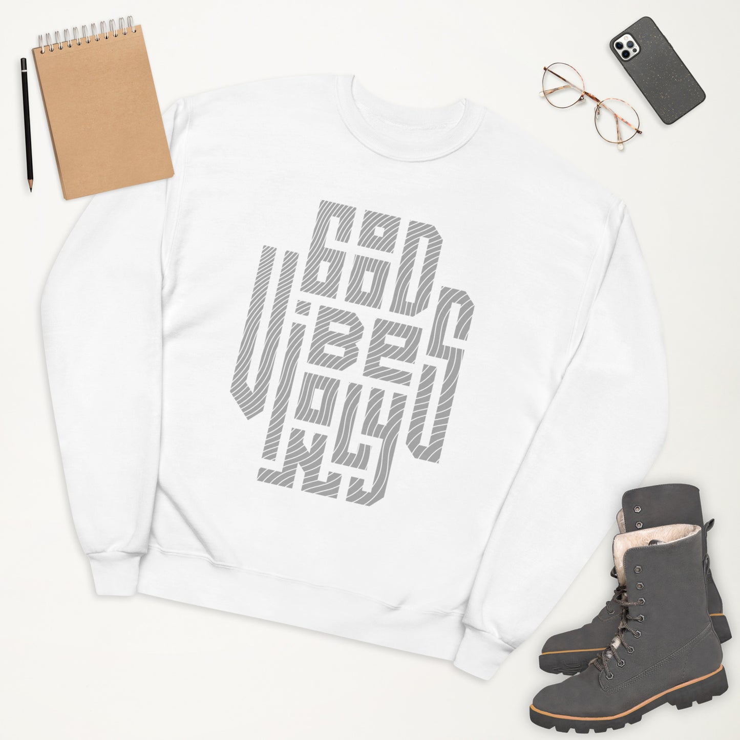 Good Vibes Only Unisex Fleece Sweatshirt