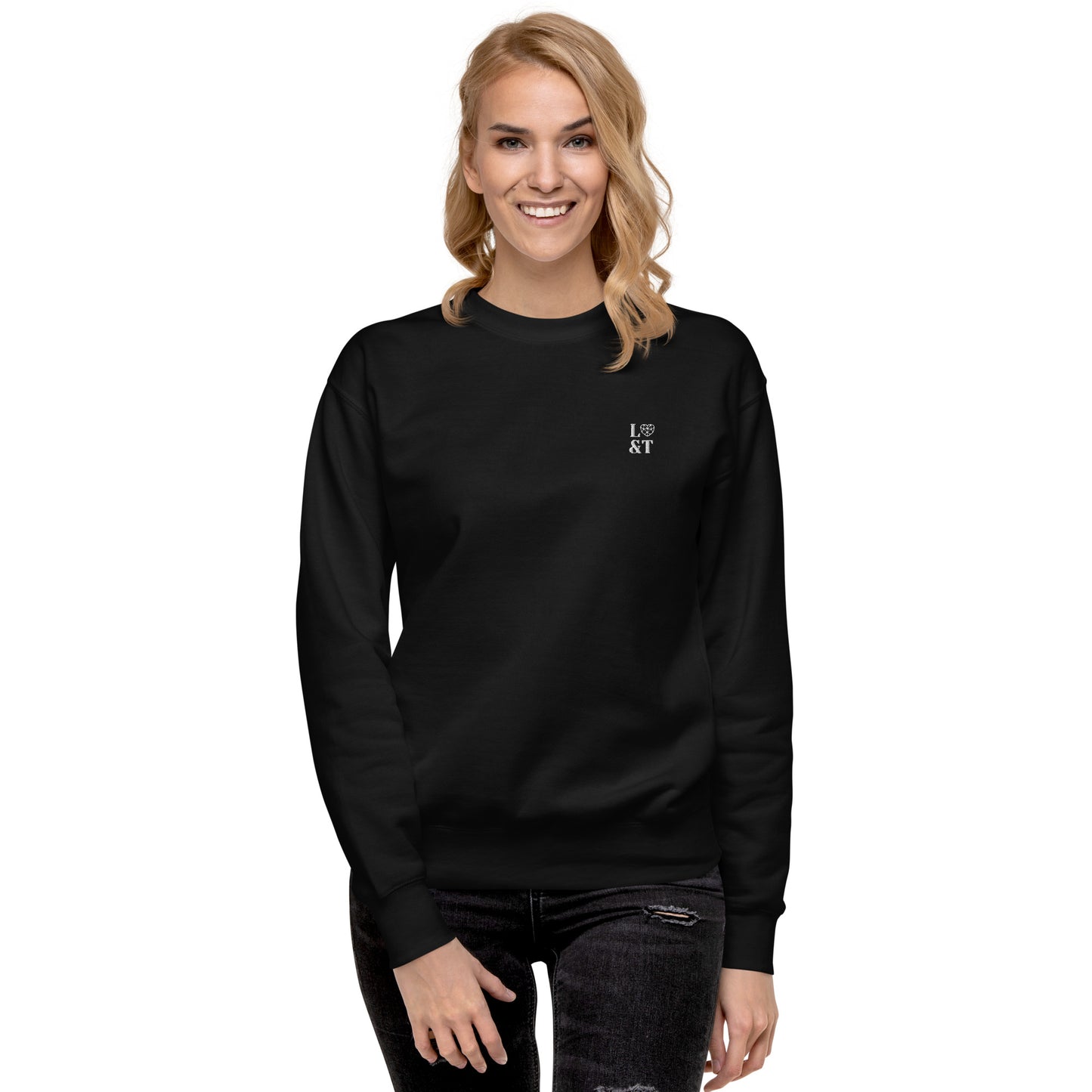 L&T Embroidered Unisex Premium Sweatshirt