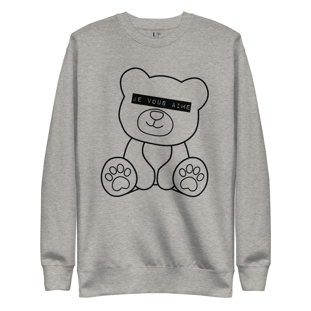 Je Vous Aime Unisex Premium Sweatshirt