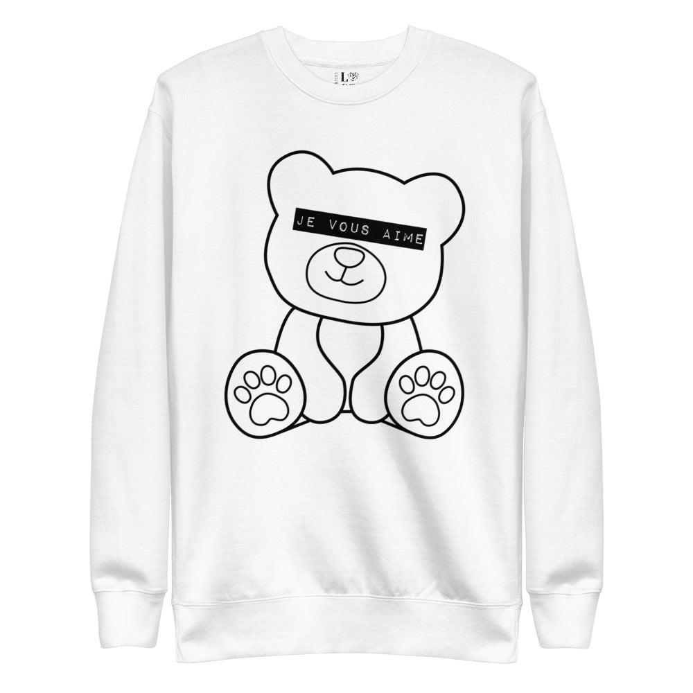 Je Vous Aime Unisex Premium Sweatshirt