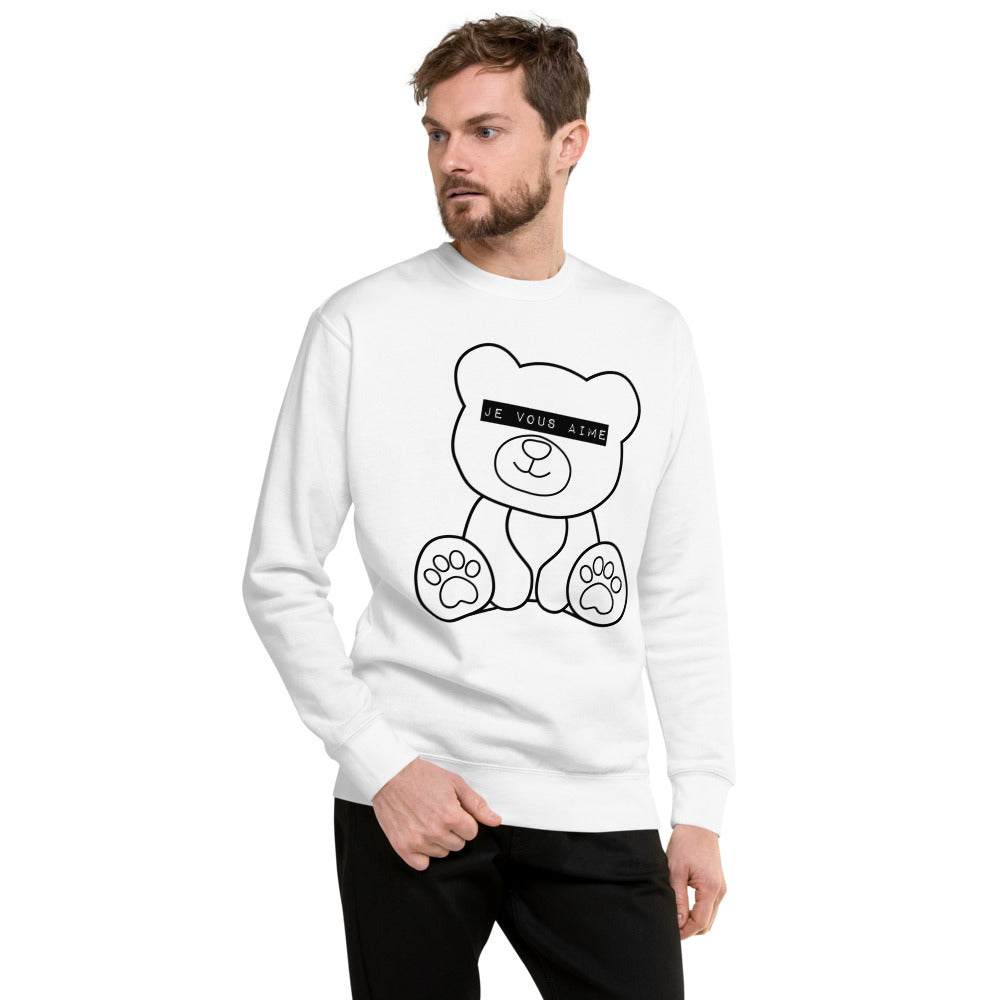 Je Vous Aime Unisex Premium Sweatshirt