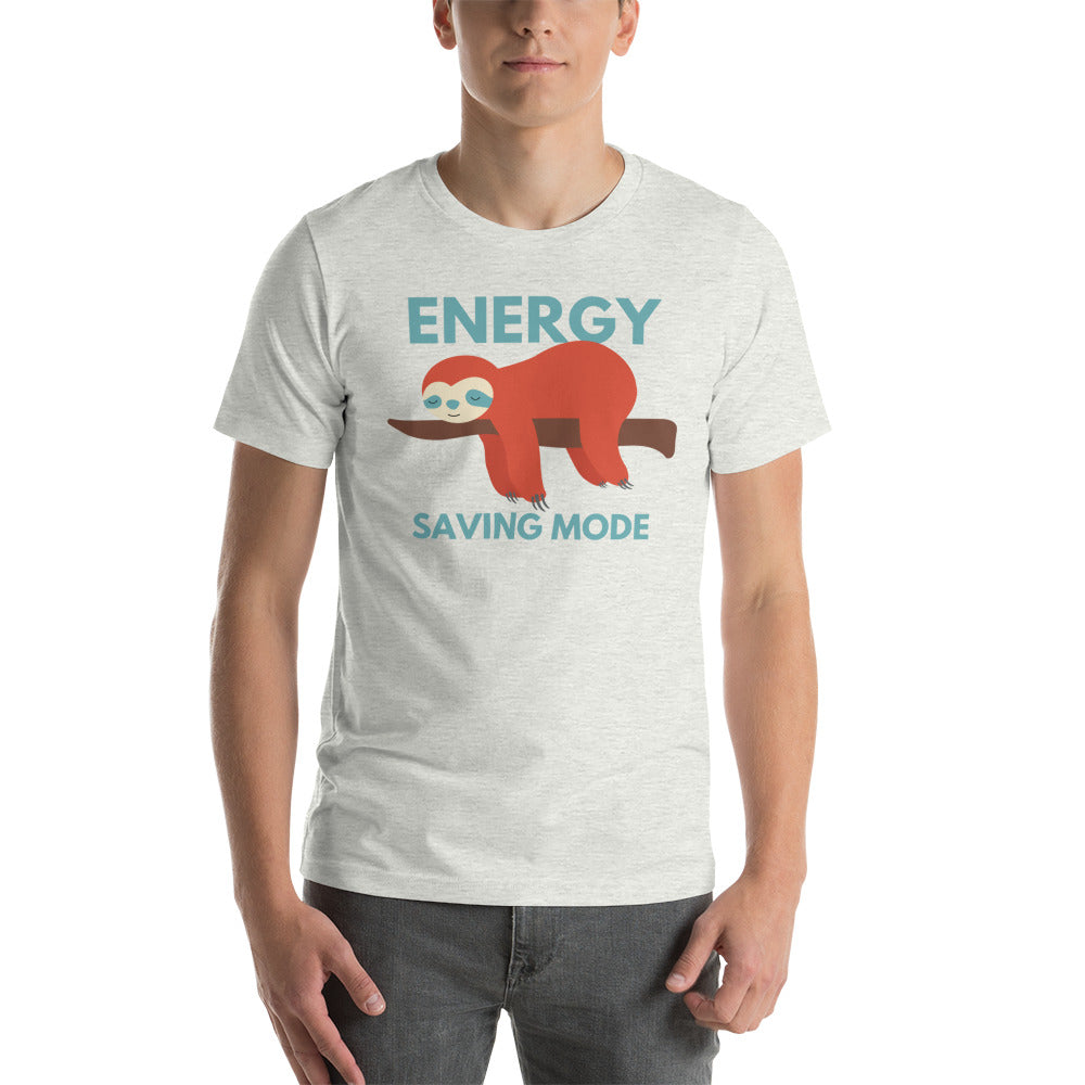 Energy Saving Mode Short Sleeve Unisex T-Shirt