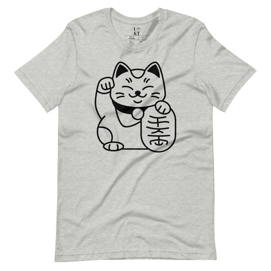Lucky Cat Short Sleeve Unisex T-shirt