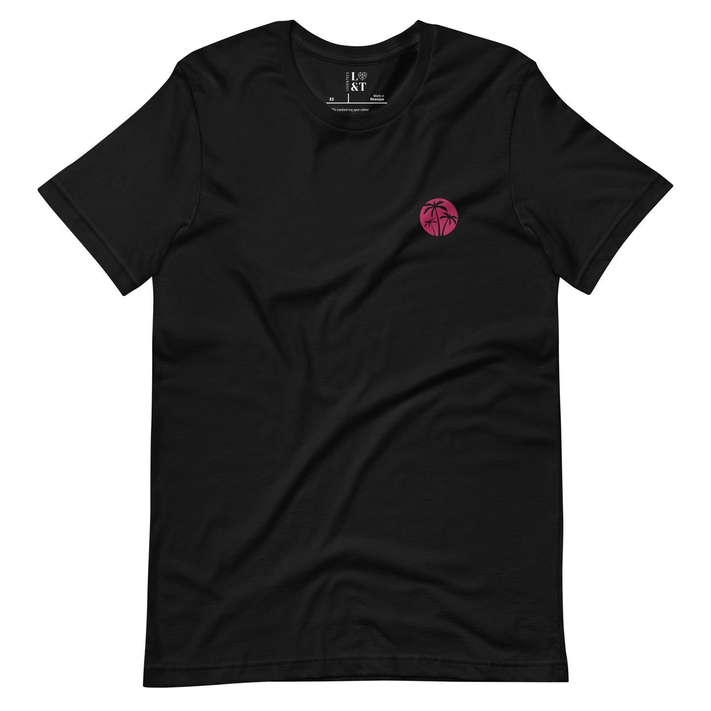 Three Palms Embroidered Unisex T-Shirt