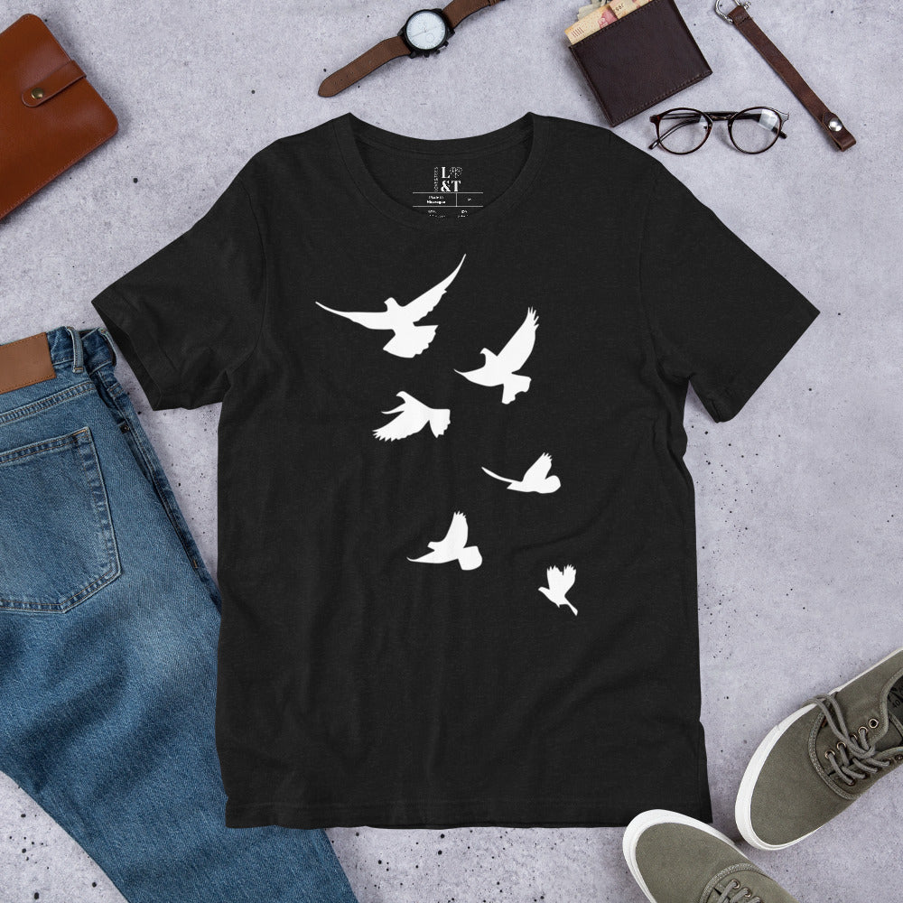 Dove Short Sleeve Unisex T-Shirt