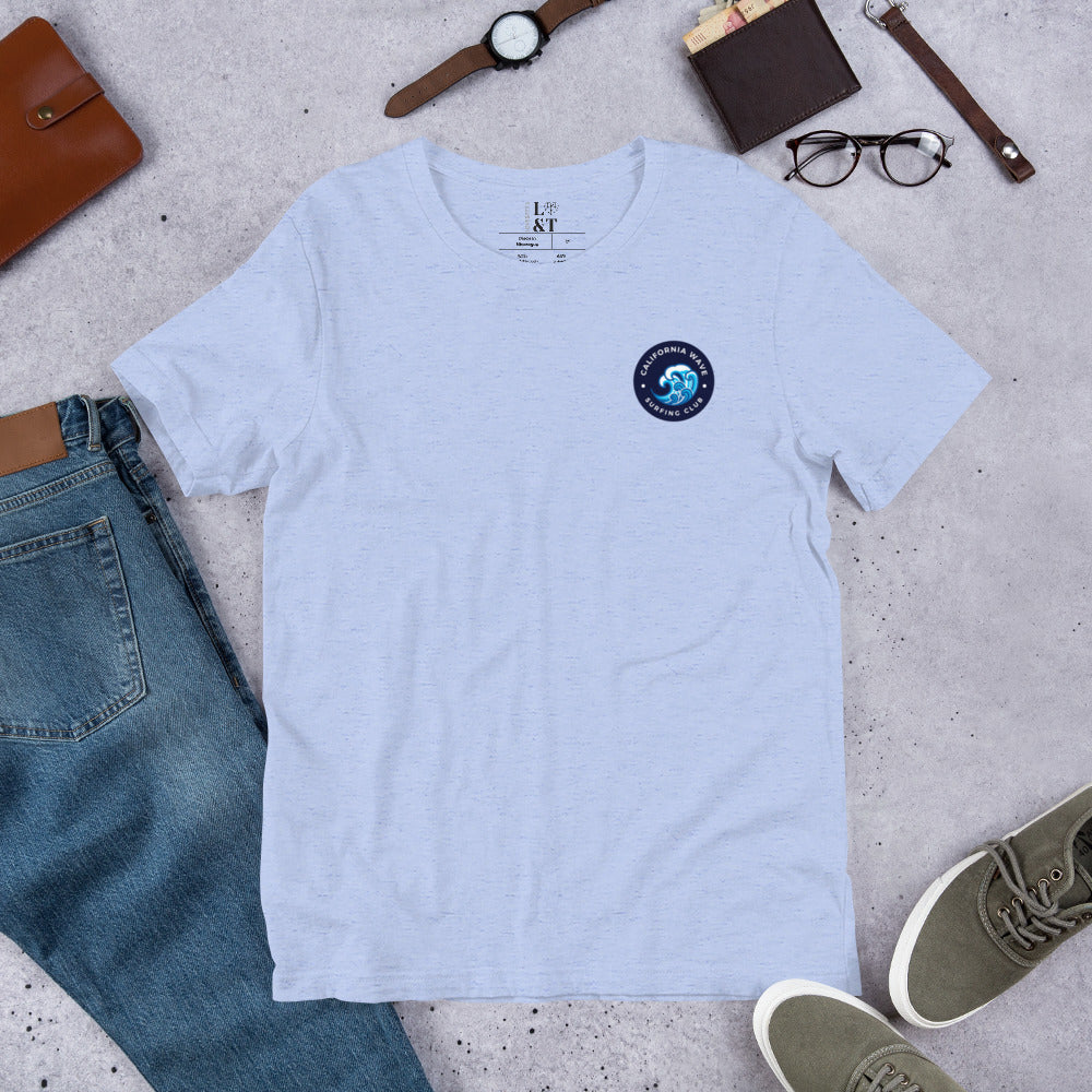 California Wave Short Sleeve Unisex T-Shirt