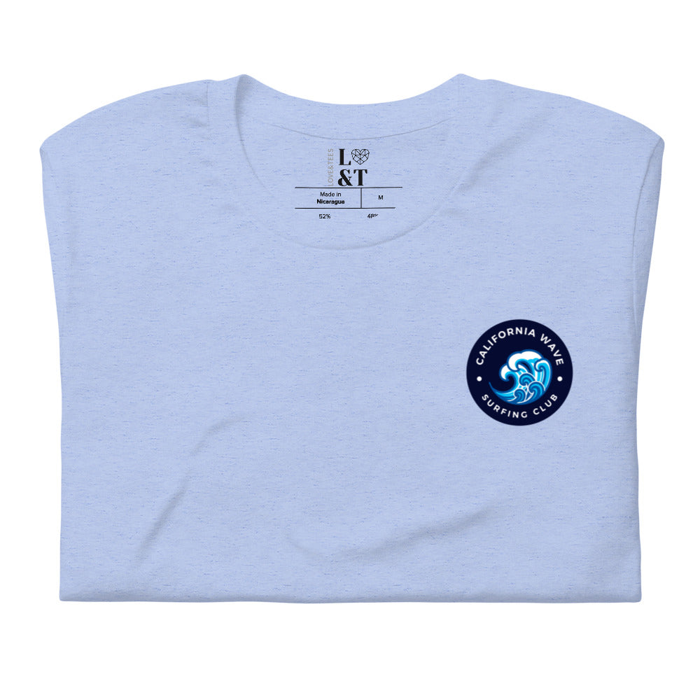 California Wave Short Sleeve Unisex T-Shirt