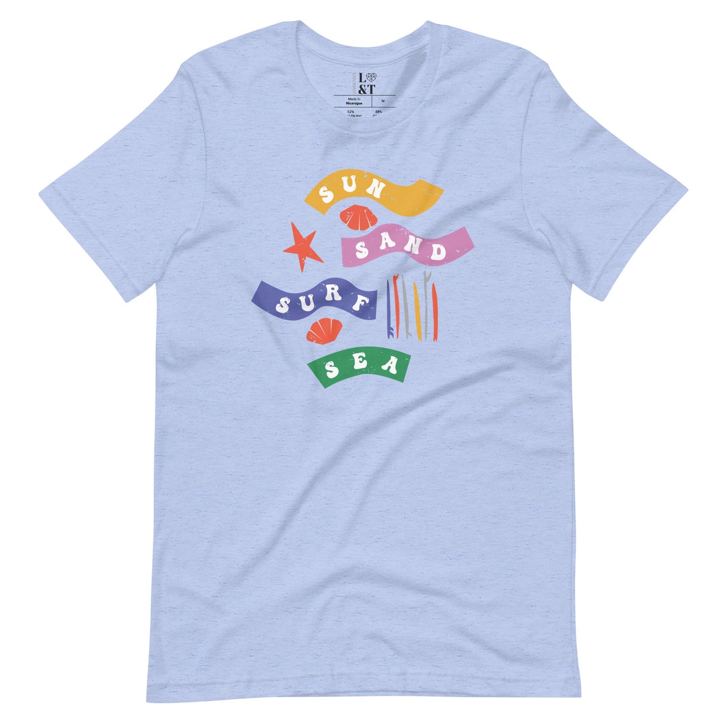 Sun, Sand, Surf, Sea Unisex T-Shirt - Love&Tees