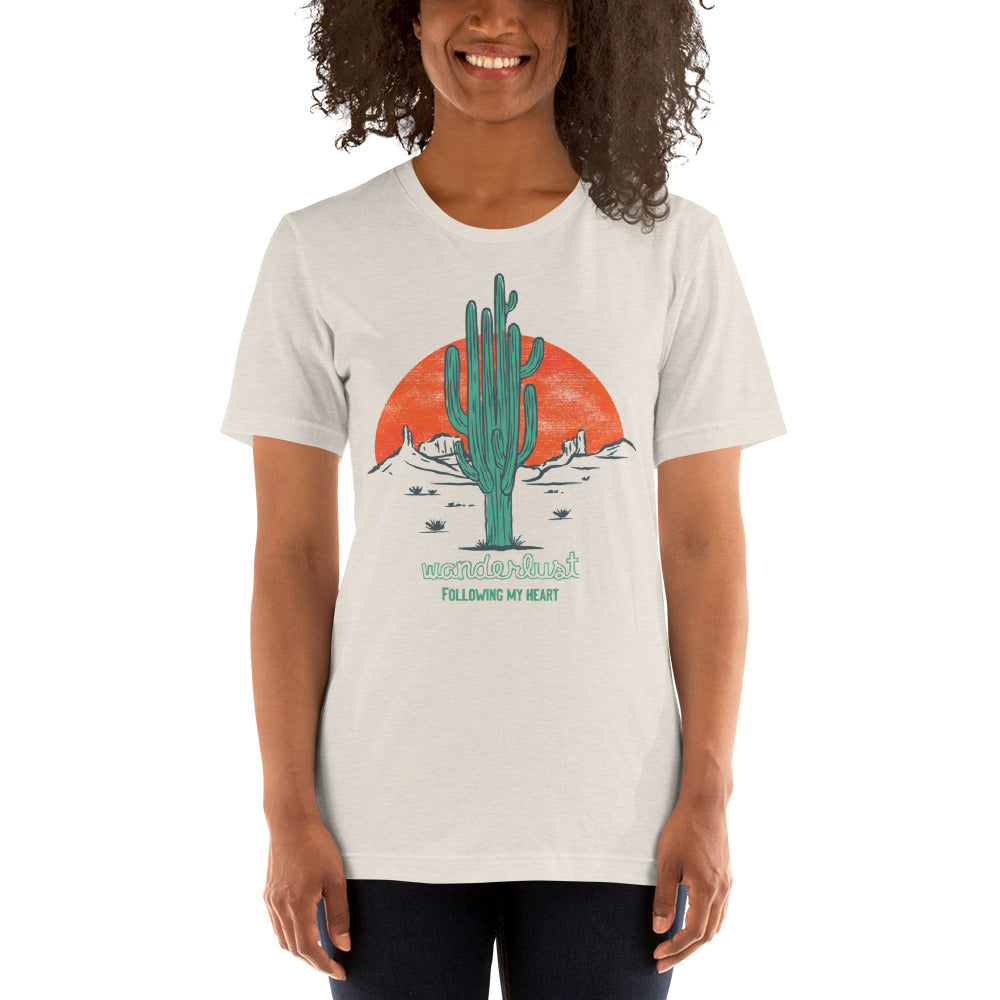 Wanderlust Short Sleeve Unisex T-Shirt