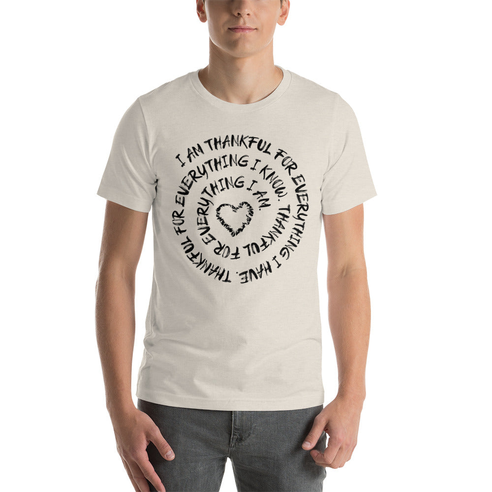 Thankful Short Sleeve Unisex T-Shirt