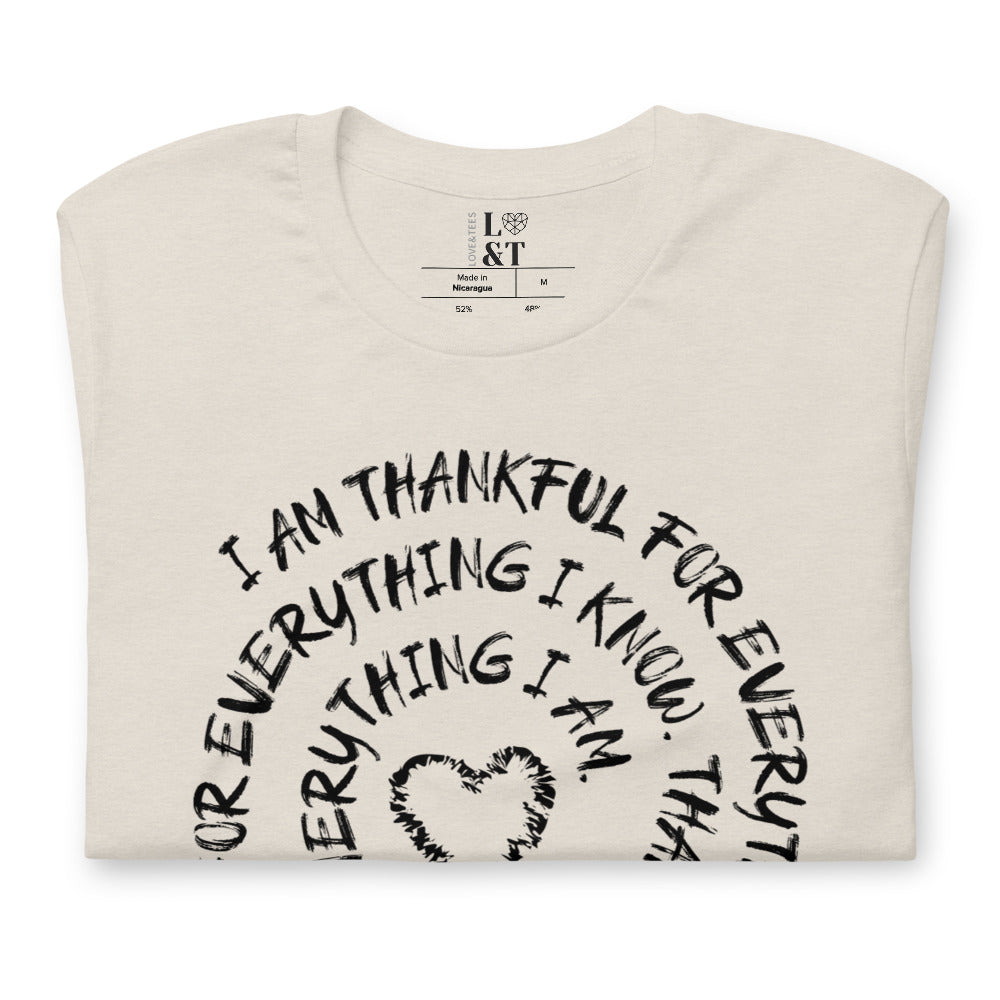 Thankful Short Sleeve Unisex T-Shirt