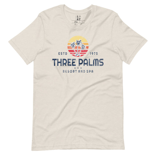 Three Palms Short Sleeve Unisex T-Shirt