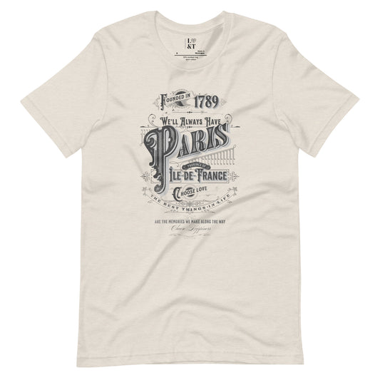 Paris Unisex T-Shirt