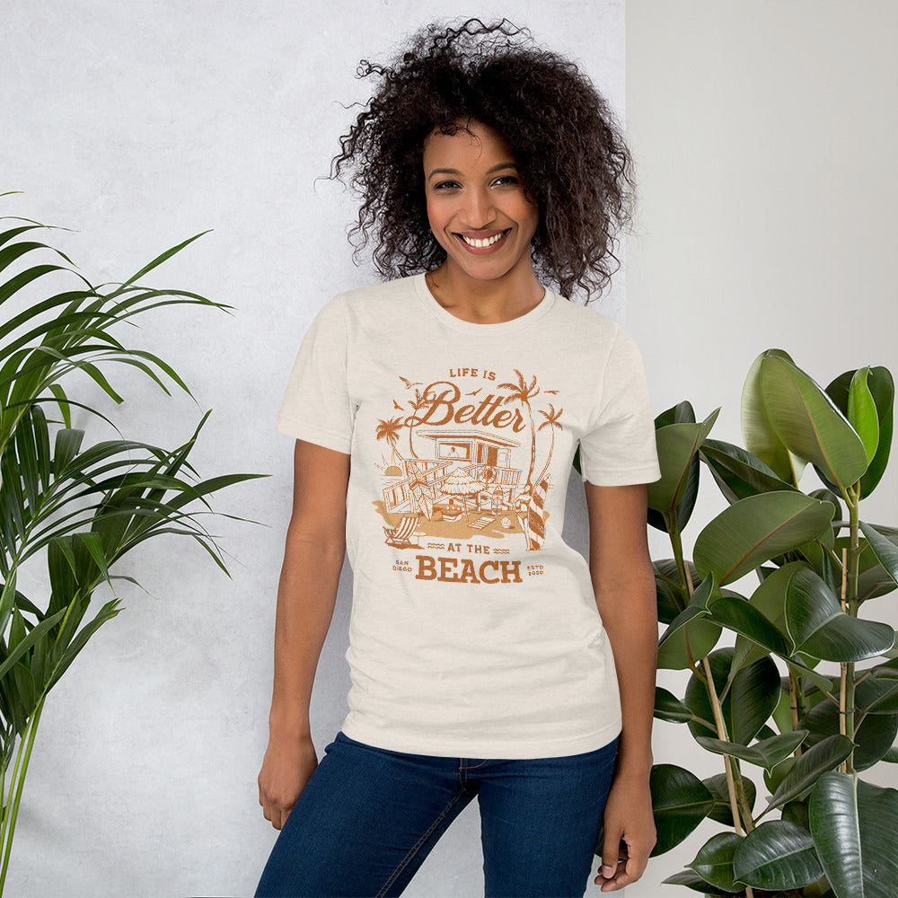 Life Is Better At The Beach Unisex T-Shirt