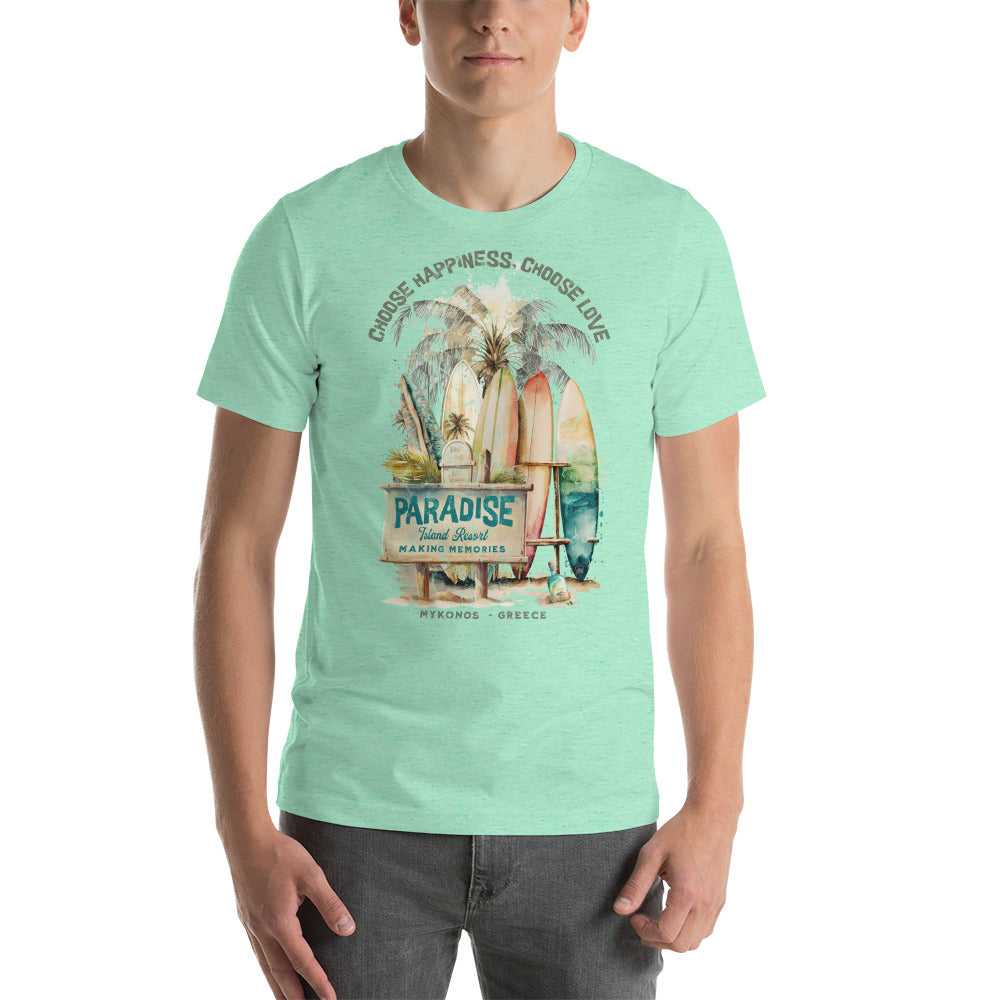 Choose Happiness, Choose Love Unisex T-Shirt