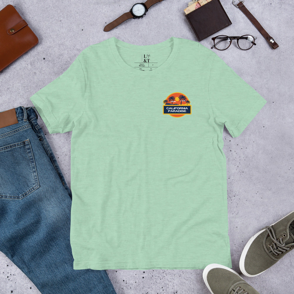 California Paradise Short Sleeve Unisex T-Shirt
