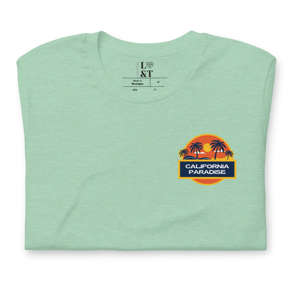 California Paradise Short Sleeve Unisex T-Shirt