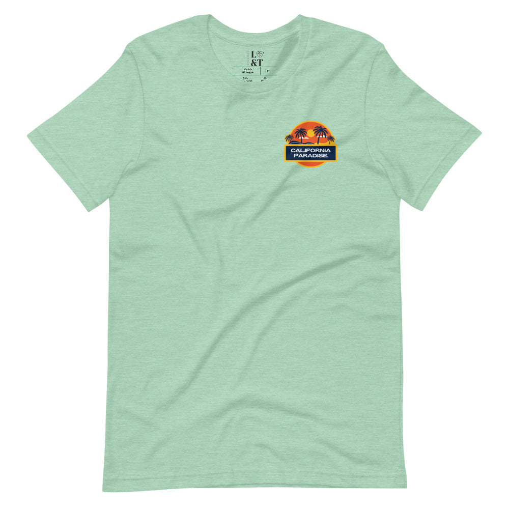 California Paradise Short Sleeve Unisex T-Shirt