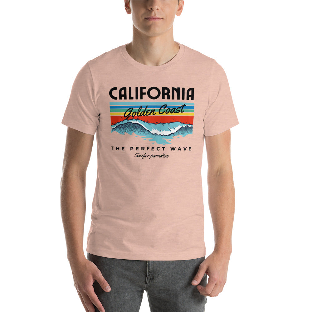 California Golden Coast Short Sleeve Unisex T-Shirt