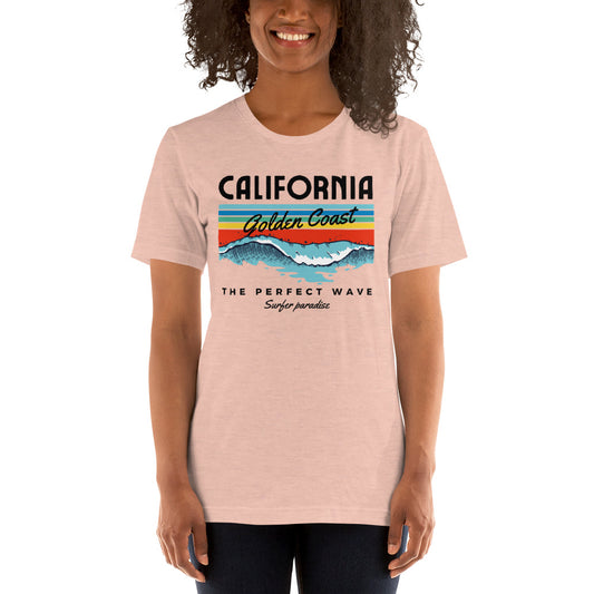 California Golden Coast Short Sleeve Unisex T-Shirt