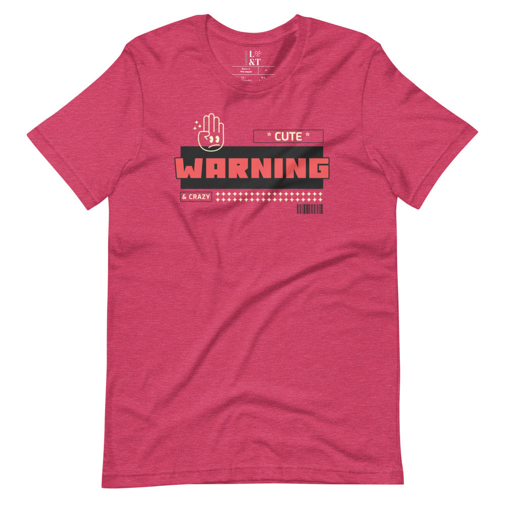 Warning Short-Sleeve Unisex T-Shirt