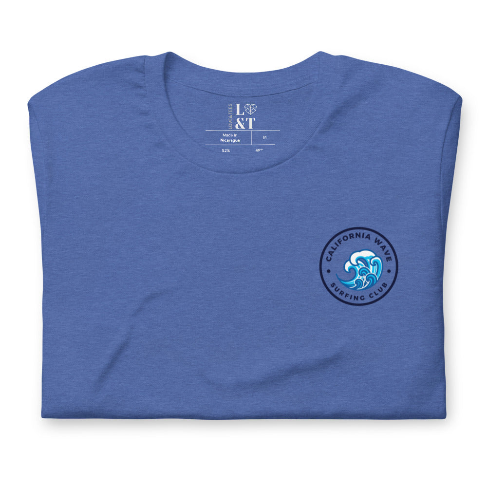 California Wave Short Sleeve Unisex T-Shirt