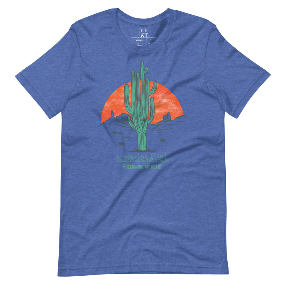 Wanderlust Short Sleeve Unisex T-Shirt