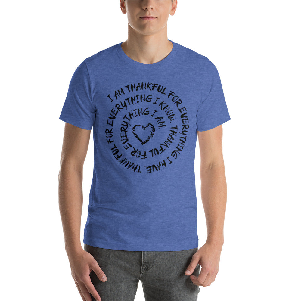 Thankful Short Sleeve Unisex T-Shirt