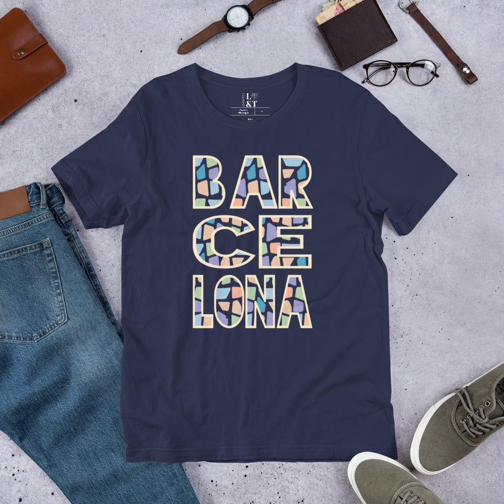 Barcelona Short Sleeve Unisex T-Shirt
