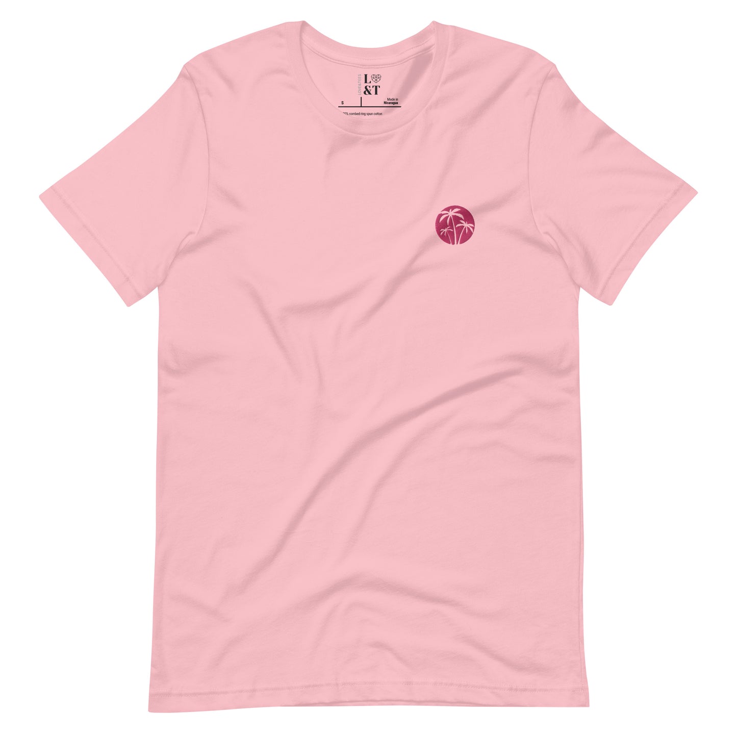 Three Palms Embroidered Unisex T-Shirt