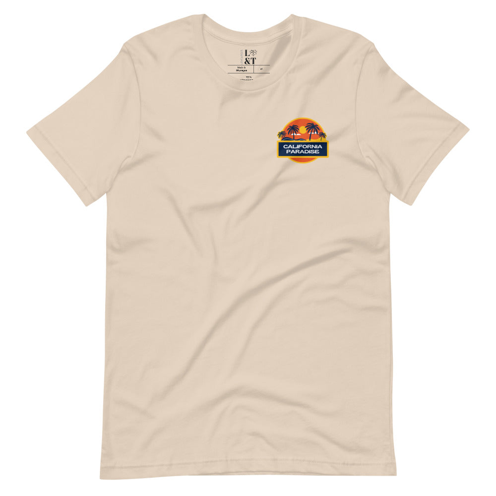 California Paradise Short Sleeve Unisex T-Shirt