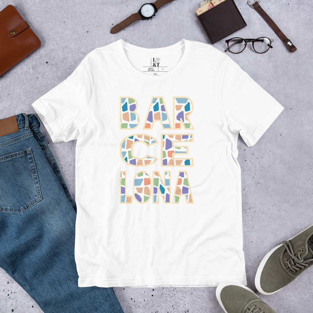 Barcelona Short Sleeve Unisex T-Shirt