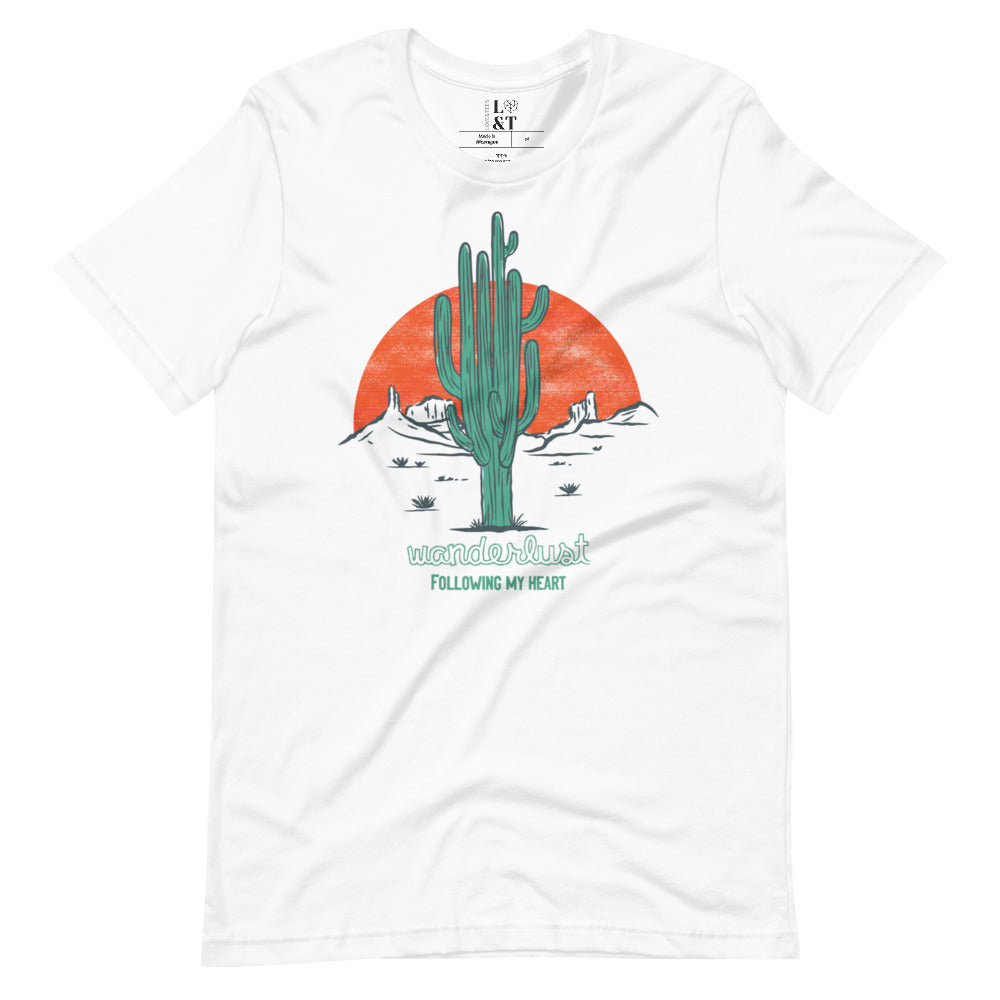 Wanderlust Short Sleeve Unisex T-Shirt