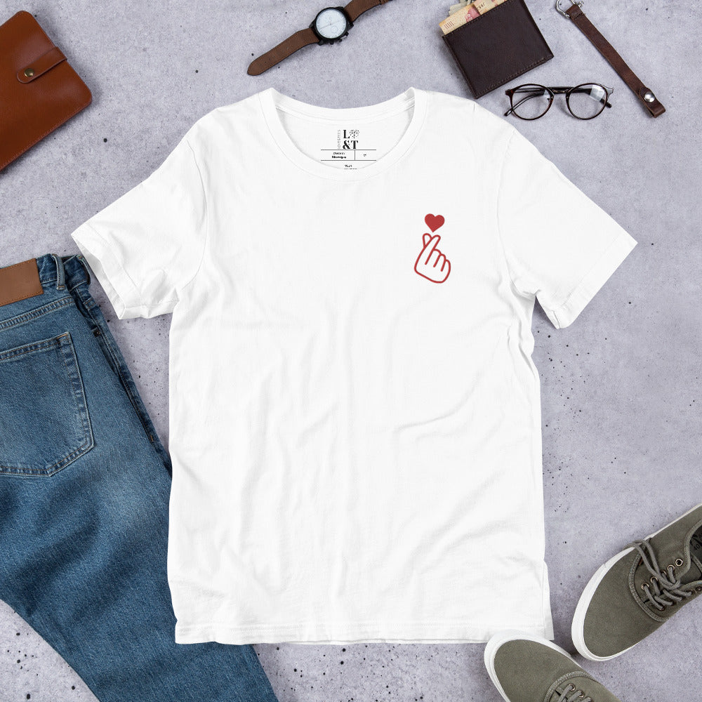 Embroidered Love Unisex T-Shirt